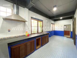 Bright and spacious kitchen with modern amenities