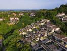 Aerial view of a residential complex