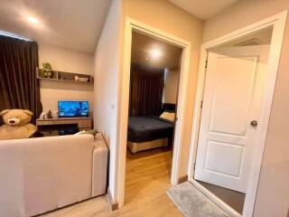 Living room and bedroom view