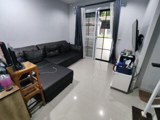 Living room with sofa and TV