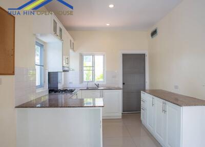 spacious kitchen with modern amenities