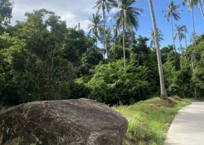 9 Rai of Scenic Freehold Land in Lamai Ko Samui for Sale