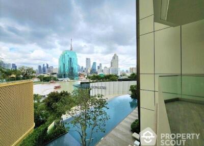 1-BR Condo at Magnolias Waterfront Residences near BTS Saphan Taksin