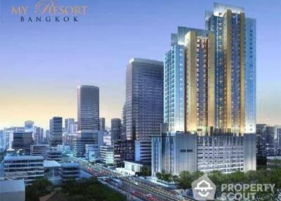 1-BR Condo at My Resort Bangkok Condominium near MRT Phetchaburi