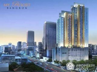 1-BR Condo at My Resort Bangkok Condominium near MRT Phetchaburi