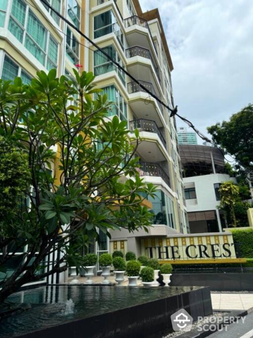 2-BR Condo at The Crest Sukhumvit 24 near BTS Phrom Phong