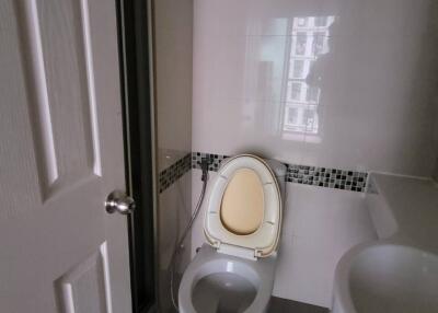 Bathroom with toilet and sink