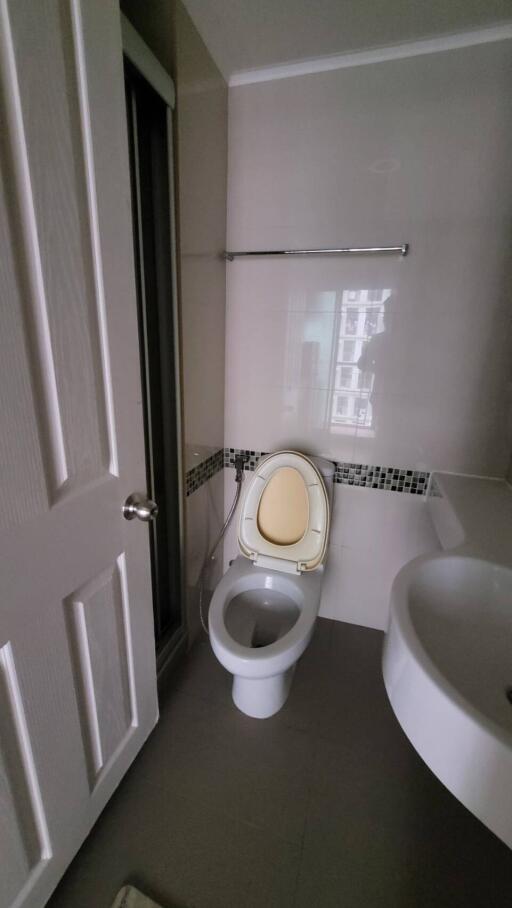 Bathroom with toilet and sink