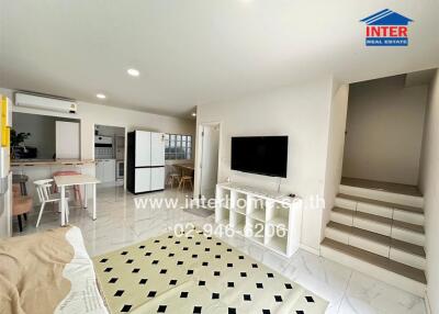 Main living space with modern amenities