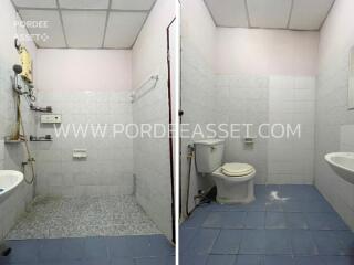 Bathroom showing toilet and shower area