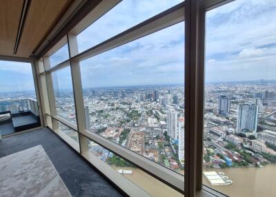 City view from a high-rise building