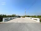 Bridge with surrounding greenery