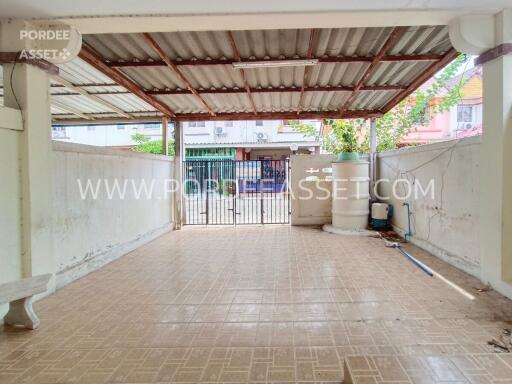 Covered garage space