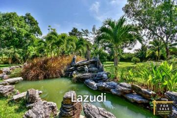 Exotic Land Plot with Feature Pond