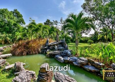 Exotic Land Plot with Feature Pond