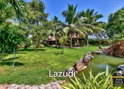 Exotic Land Plot with Feature Pond