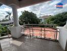 Balcony with a view of greenery