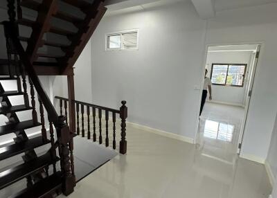 Hallway with staircase