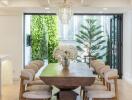 Modern dining room with elegant decor