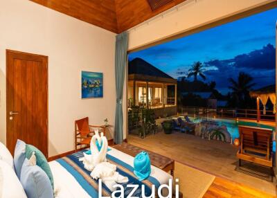 Luxurious modern 5-Bedroom Balinese-style Villa Bang Po, Ko Samui