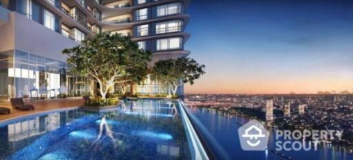 1-BR Condo at Menam Residences near BTS Saphan Taksin