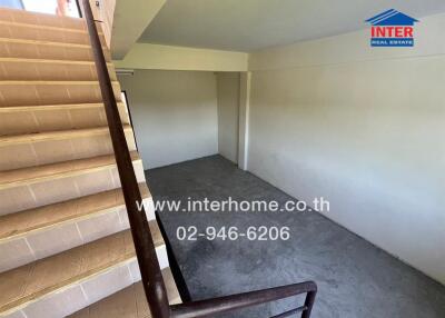 Stairway and empty room in a building