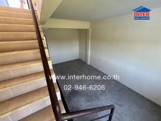 Stairway and empty room in a building