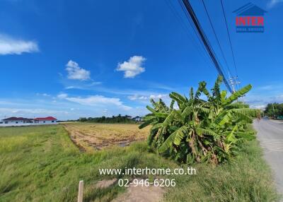 Vacant land with clear sky