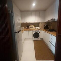 Modern kitchen with appliances and storage