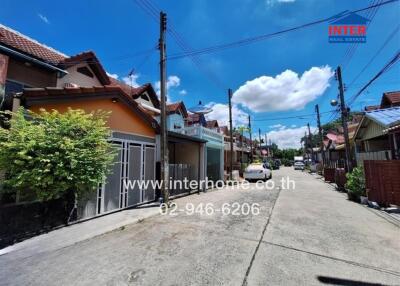 Residential street with multiple houses