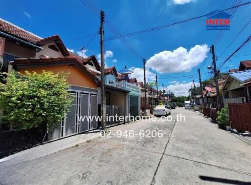 Residential street with multiple houses