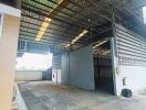 Spacious warehouse with large entrance