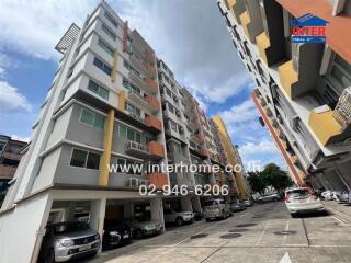 Exterior view of residential apartment buildings