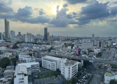 View of the city from above