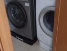 Laundry room with washer and dryer