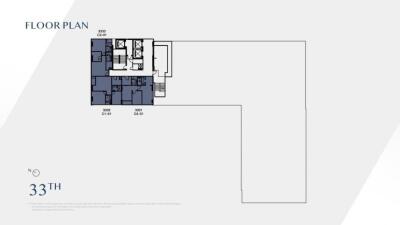 Floor plan of the 33rd floor