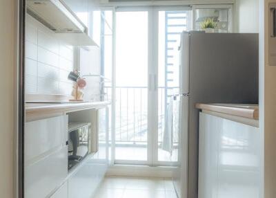 Bright modern kitchen with natural light