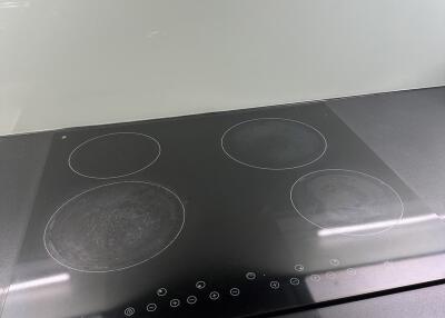 Modern kitchen stovetop