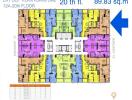 Floor plan layout of the building