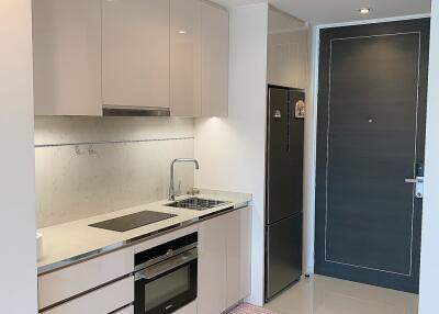 Modern kitchen with built-in appliances