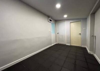 Empty room with tiled floor