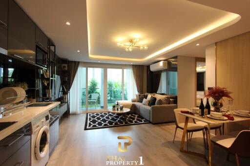 Pristine Park 3 Jomtien 2 Bedroom Condo in Pattaya for Sale Pool View