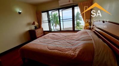 Bedroom with ocean view