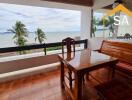 Balcony with sea view