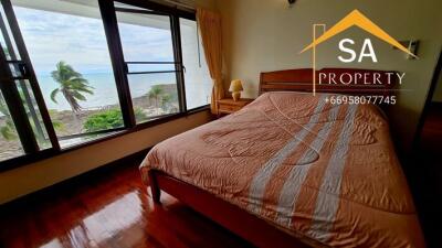 Bedroom with ocean view