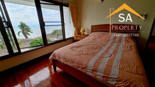 Bedroom with ocean view