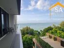 Balcony with ocean view