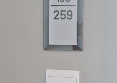 Room number and light switch