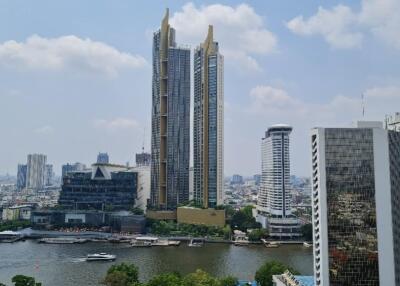 View of high-rise buildings and river