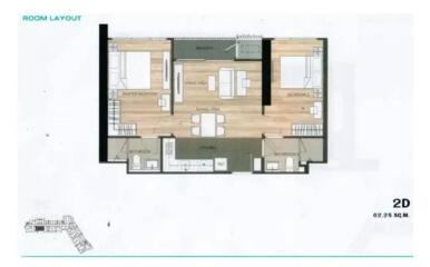 Floor plan layout of a residential property